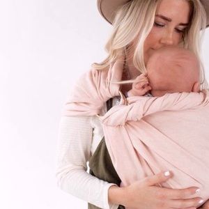 Wildbird Blush pink linen ring sling